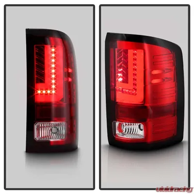 Spyder Auto Red Clear LED Taillights for GMC Sierra 2014-2016, ALT-YD-GS14-LBLED-RC - ALT-YD-GS14-LBLED-RC