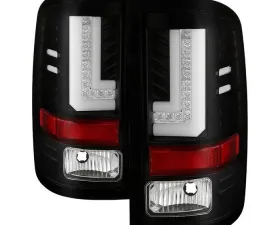 Spyder Auto LED Light Bar Tail Lights Black for 2016-2017 GMC Sierra