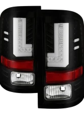 Spyder Auto LED Light Bar Tail Lights Black for 2016-2017 GMC Sierra                                     - ALT-YD-GS16-LED-BK - Image 13
