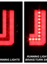 Spyder Auto LED Light Bar Tail Lights Black for 2016-2017 GMC Sierra                                     - ALT-YD-GS16-LED-BK - Image 9