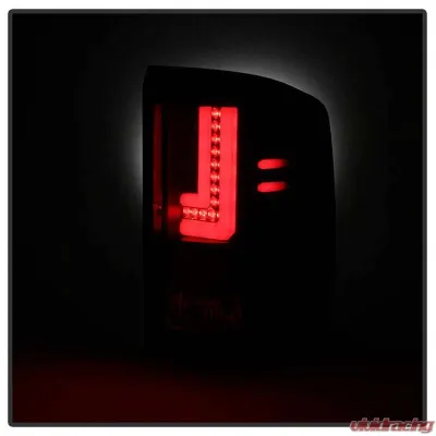 Spyder Auto LED Light Bar Tail Lights Black for 2016-2017 GMC Sierra - ALT-YD-GS16-LED-BK