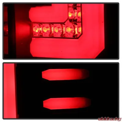 Spyder Auto LED Light Bar Tail Lights Black for 2016-2017 GMC Sierra - ALT-YD-GS16-LED-BK
