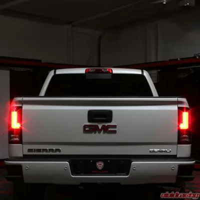 Spyder Auto LED Light Bar Tail Lights Black for 2016-2017 GMC Sierra - ALT-YD-GS16-LED-BK