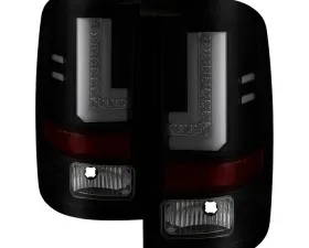 Spyder Auto LED Tail Lights Black Smoke for GMC Sierra 2016-2017, 16-Inch Light Bar