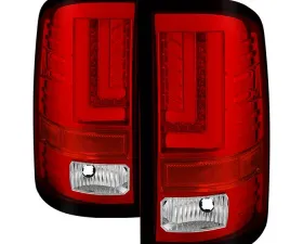 Spyder Auto LED Tail Lights Light Bar Red Clear for 2016-2017 GMC Sierra
