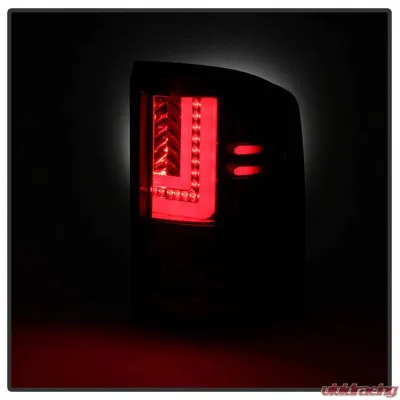 Spyder Auto LED Tail Lights Light Bar Red Clear for 2016-2017 GMC Sierra - ALT-YD-GS16-LED-RC
