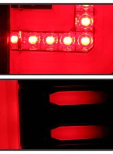 Spyder Auto LED Tail Lights Light Bar Red Clear for 2016-2017 GMC Sierra                                     - ALT-YD-GS16-LED-RC - Image 7