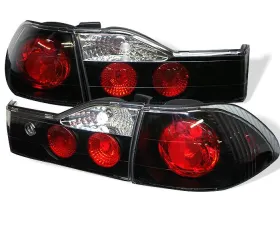 Spyder Auto Altezza Black Tail Lights for Honda Accord 4-Door 2001-2002