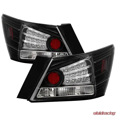 Spyder Auto Black LED Taillights for Honda Accord 4-Door 2008-2012, ALT-YD-HA08-4D-LED-BK - ALT-YD-HA08-4D-LED-BK