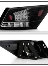 Spyder Auto Black LED Taillights for Honda Accord 4-Door 2008-2012, ALT-YD-HA08-4D-LED-BK                                     - ALT-YD-HA08-4D-LED-BK - Image 2