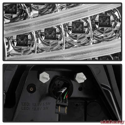 Spyder Auto Black LED Taillights for Honda Accord 4-Door 2008-2012, ALT-YD-HA08-4D-LED-BK - ALT-YD-HA08-4D-LED-BK