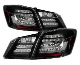 Spyder Auto Black LED Taillights for Honda Accord 4-Door 2013-2015, Original Version