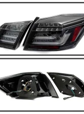 Spyder Auto Black LED Taillights for Honda Accord 4-Door 2013-2015, Original Version                                     - ALT-YD-HA13LED-LED-BK - Image 3