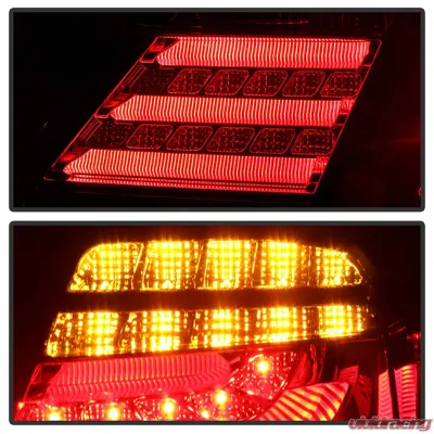 Spyder Auto Black LED Taillights for Honda Accord 4-Door 2013-2015, Original Version - ALT-YD-HA13LED-LED-BK