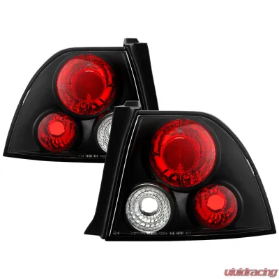 Spyder Auto Altezza Black Tail Lights for Honda Accord 1994-1995, LED Design - ALT-YD-HA94-BK