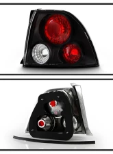 Spyder Auto Altezza Black Tail Lights for Honda Accord 1994-1995, LED Design                                     - ALT-YD-HA94-BK - Image 2