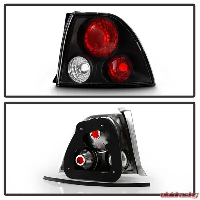 Spyder Auto Altezza Black Tail Lights for Honda Accord 1994-1995, LED Design - ALT-YD-HA94-BK
