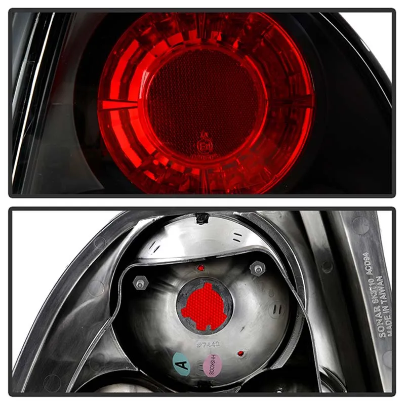 Spyder Auto Altezza Black Tail Lights Honda Accord 1994-1995 Spyder Auto Altezza Black Tail Lights Honda Accord 1994-1995