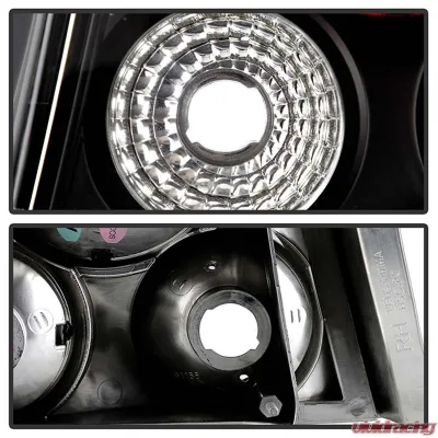 Spyder Auto Altezza Black Tail Lights for Honda Accord 1994-1995, LED Design - ALT-YD-HA94-BK