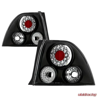 Spyder Auto LED Black Tail Lights for Honda Accord 1994-1995, ALT-YD-HA94-LED-BK - ALT-YD-HA94-LED-BK