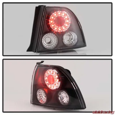 Spyder Auto LED Black Tail Lights for Honda Accord 1994-1995, ALT-YD-HA94-LED-BK - ALT-YD-HA94-LED-BK