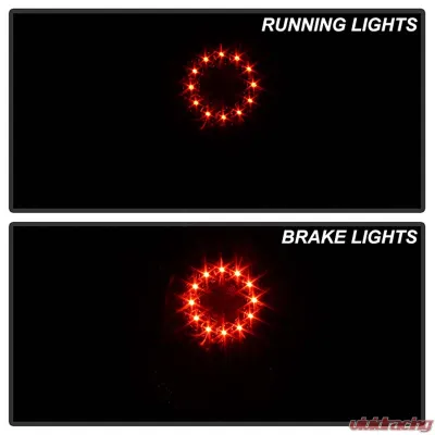 Spyder Auto LED Black Tail Lights for Honda Accord 1994-1995, ALT-YD-HA94-LED-BK - ALT-YD-HA94-LED-BK