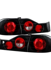 Spyder Auto Altezza Black Tail Lights for Honda Accord 1998-2000, 4-Door Design                                     - ALT-YD-HA98-BK - Image 7