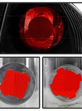 Spyder Auto Altezza Black Tail Lights for Honda Accord 1998-2000, 4-Door Design                                     - ALT-YD-HA98-BK - Image 3