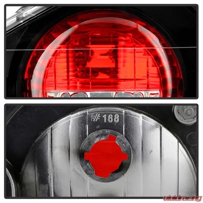 Spyder Auto Altezza Black Tail Lights for Honda Accord 1998-2000, 4-Door Design - ALT-YD-HA98-BK