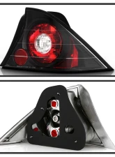 Spyder Auto 2-Door Altezza Black Tail Lights for Honda Civic 2001-2003                                     - ALT-YD-HC01-2D-BK - Image 2