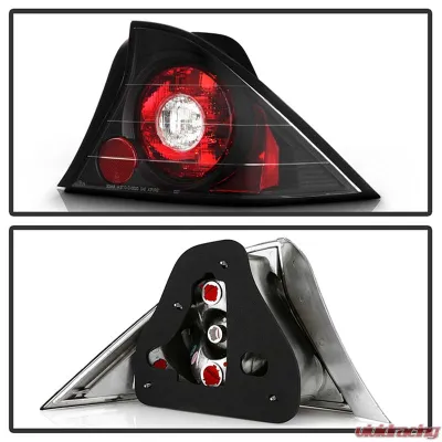 Spyder Auto 2-Door Altezza Black Tail Lights for Honda Civic 2001-2003 - ALT-YD-HC01-2D-BK