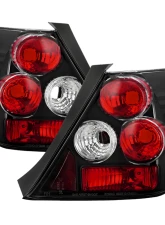 Spyder Auto Hatchback 3-Door Altezza Black Tail Lights for Honda Civic Si 2003-2005                                     - ALT-YD-HC03-3D-BK - Image 6