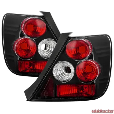 Spyder Auto Hatchback 3-Door Altezza Black Tail Lights for Honda Civic Si 2003-2005 - ALT-YD-HC03-3D-BK