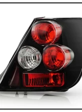 Spyder Auto Hatchback 3-Door Altezza Black Tail Lights for Honda Civic Si 2003-2005                                     - ALT-YD-HC03-3D-BK - Image 2