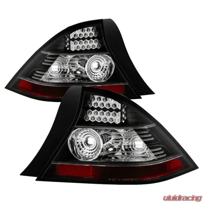 Spyder Auto Black LED Taillights for Honda Civic 2-Door 2004-2005 ALT-YD-HC04-2D - ALT-YD-HC04-2D-LED-BK