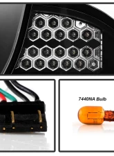 Spyder Auto Black LED Taillights for Honda Civic 2-Door 2004-2005 ALT-YD-HC04-2D                                     - ALT-YD-HC04-2D-LED-BK - Image 5