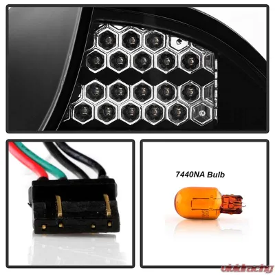Spyder Auto Black LED Taillights for Honda Civic 2-Door 2004-2005 ALT-YD-HC04-2D - ALT-YD-HC04-2D-LED-BK