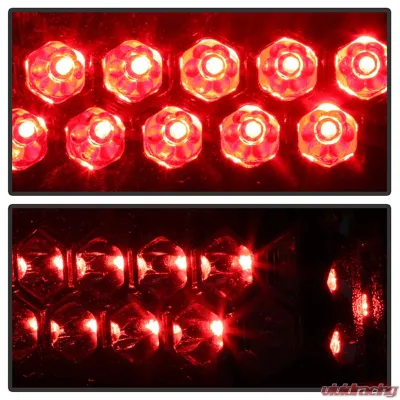 Spyder Auto Black LED Taillights for Honda Civic 2-Door 2004-2005 ALT-YD-HC04-2D - ALT-YD-HC04-2D-LED-BK