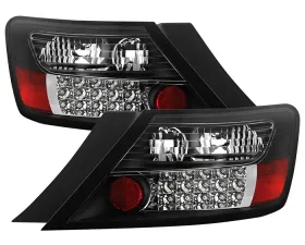 Spyder Auto 2-Door LED Black Tail Lights Honda Civic 2006-2010