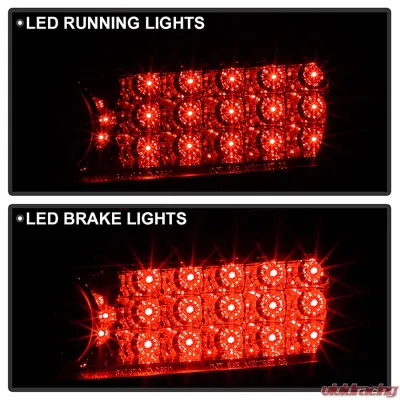 Spyder Auto 2-Door Black LED Tail Lights for Honda Civic 2006-2010 ALT-YD-HC06-2D - ALT-YD-HC06-2D-LED-BK