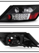 Spyder Auto 2-Door Black LED Tail Lights for Honda Civic 2006-2010 ALT-YD-HC06-2D                                     - ALT-YD-HC06-2D-LED-BK - Image 2