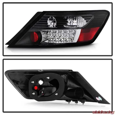 Spyder Auto 2-Door Black LED Tail Lights for Honda Civic 2006-2010 ALT-YD-HC06-2D - ALT-YD-HC06-2D-LED-BK
