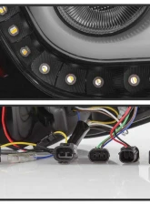 Spyder Auto LED Tail Lights for 2016-2019 Honda Civic 4 Door Black Light Bar                                     - ALT-YD-HC164D-LB-BK - Image 5