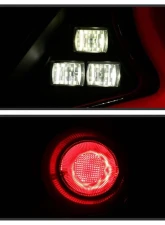 Spyder Auto LED Tail Lights for 2016-2019 Honda Civic 4 Door Black Light Bar                                     - ALT-YD-HC164D-LB-BK - Image 7