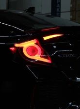 Spyder Auto LED Tail Lights for 2016-2019 Honda Civic 4 Door Black Light Bar                                     - ALT-YD-HC164D-LB-BK - Image 13