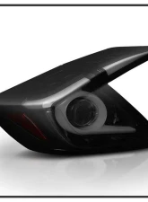 Spyder Auto LED Tail Lights Black Smoke for 2016-2019 Honda Civic 4 Door                                     - ALT-YD-HC164D-LB-BSM - Image 2