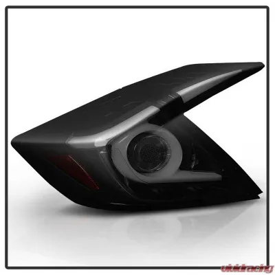 Spyder Auto LED Tail Lights Black Smoke for 2016-2019 Honda Civic 4 Door - ALT-YD-HC164D-LB-BSM