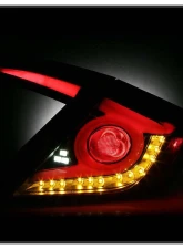 Spyder Auto LED Tail Lights Black Smoke for 2016-2019 Honda Civic 4 Door                                     - ALT-YD-HC164D-LB-BSM - Image 6