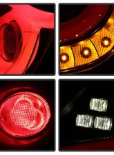 Spyder Auto LED Tail Lights Black Smoke for 2016-2019 Honda Civic 4 Door                                     - ALT-YD-HC164D-LB-BSM - Image 7