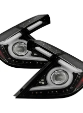 Spyder Auto Black Chrome LED Taillights for 2016-2019 Honda Civic 5 Door Hatchback                                     - ALT-YD-HC16HB-BC - Image 12